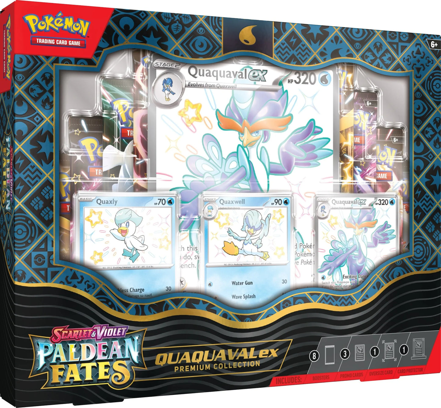 Pokémon Paldean Fates Premium Collection Quaquaval EX