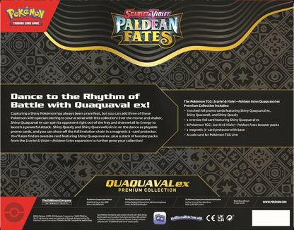 Pokémon Paldean Fates Premium Collection Quaquaval EX