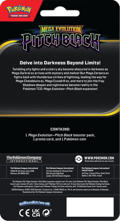 Pokémon Pitch Black Checklane Blister