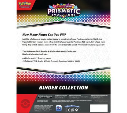 Pokémon Prismatic Evolutions Binder Collection