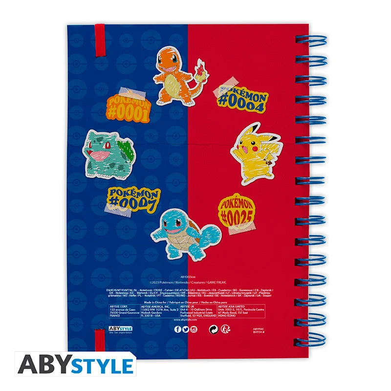 Pokémon Red & Blue Partners Notebook A5
