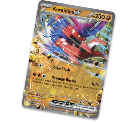 Pokémon Slashing Legends Tin Koraidon EX