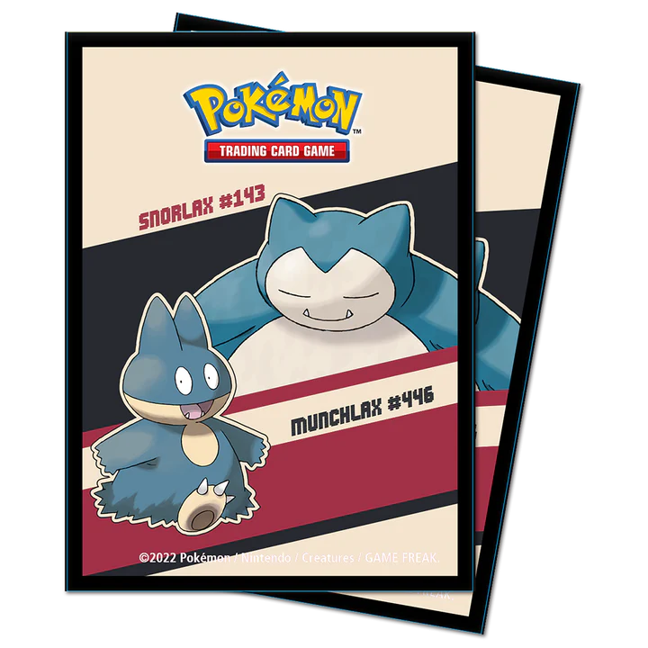 Pokemon Snorlax and Munchlax 65 Sleeves