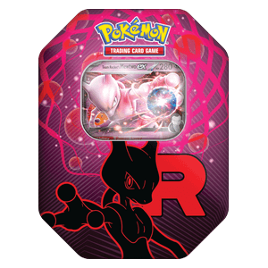 Pokémon Team Rocket's Mewtwo ex Tin