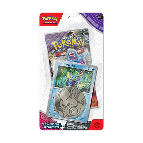 Pokémon Temporal Forces Checklane Blister Carvanha