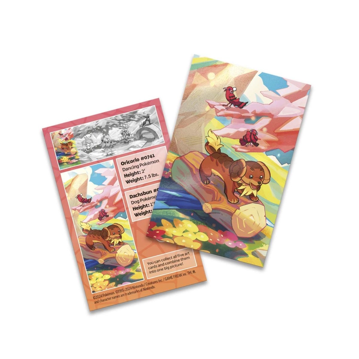 Pokémon Vibrant Paldea Mini Tin Oricorio & Dachsbun