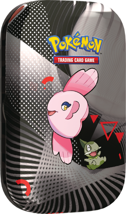 Pokémon Black Bolt and White Flare Unova Mini Tin Alomomola and Axew