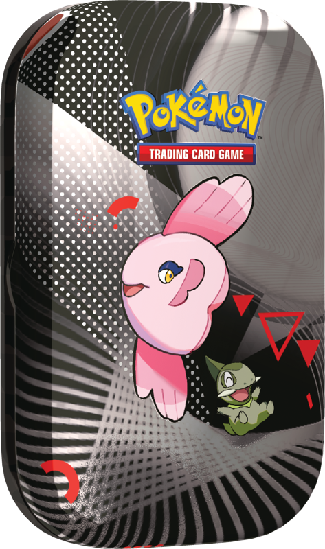 Pokémon Black Bolt and White Flare Unova Mini Tin Alomomola and Axew