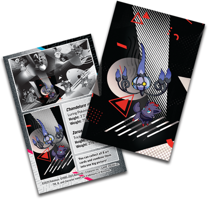 Pokémon Black Bolt and White Flare Unova Mini Tin Chandelure and Zorua