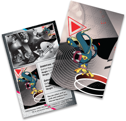 Pokémon Black Bolt and White Flare Unova Mini Tin Eelektross and Galvantula