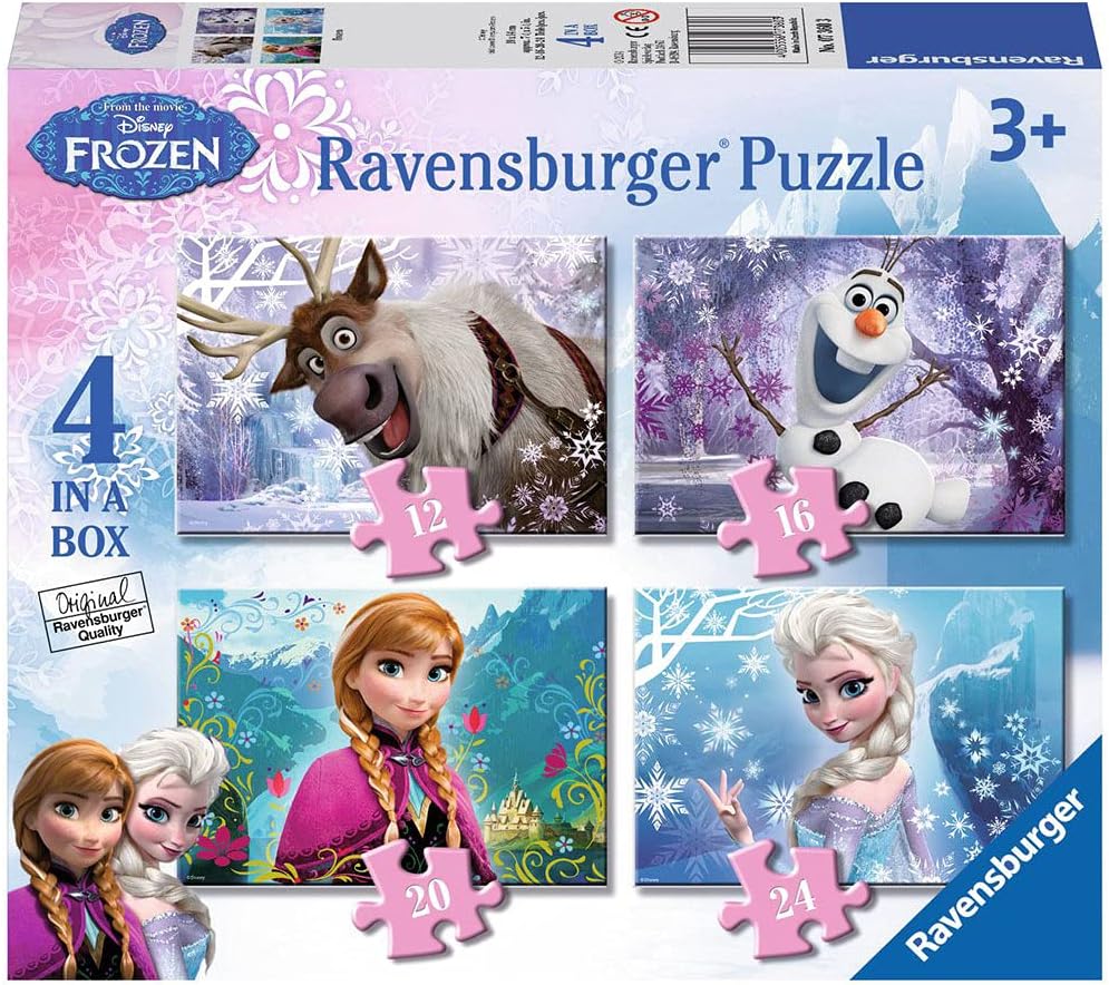 Puzzel Disney Frozen 4-in-1 puzzels