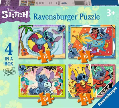 Puzzel Disney Stitch 4-in-1 puzzels