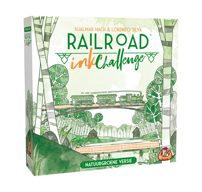 Railroad Ink natuurgroene versie dobbelspel