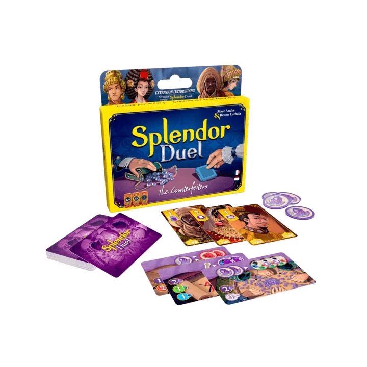 Splendor Duel The Counterfeiters uitbreiding