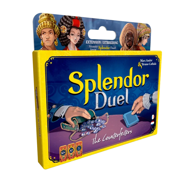 Splendor Duel The Counterfeiters uitbreiding