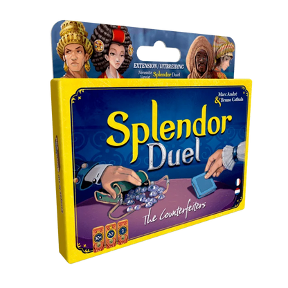 Splendor Duel The Counterfeiters uitbreiding