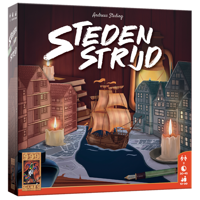 Stedenstrijd Bordspel