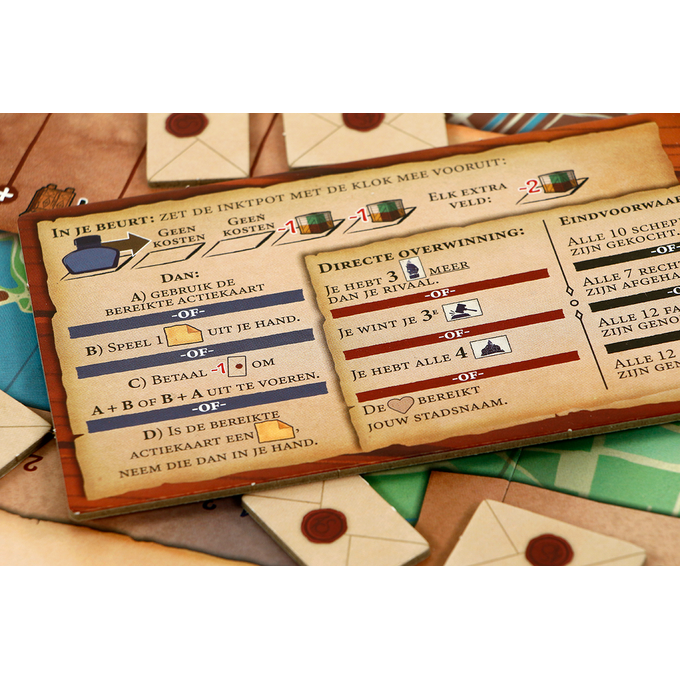 Stedenstrijd Bordspel
