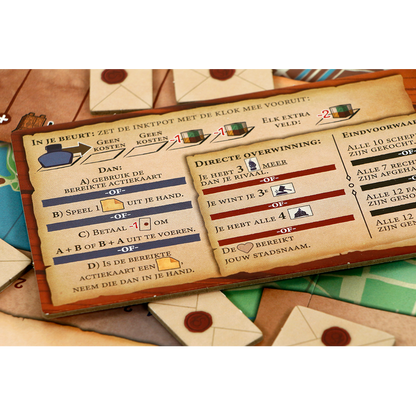 Stedenstrijd Bordspel