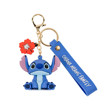 Stitch Ohana Means Family 3D Vinyl Keyring