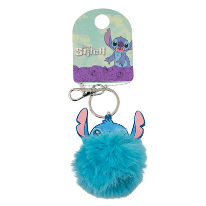 Stitch Pom Pom Keyring