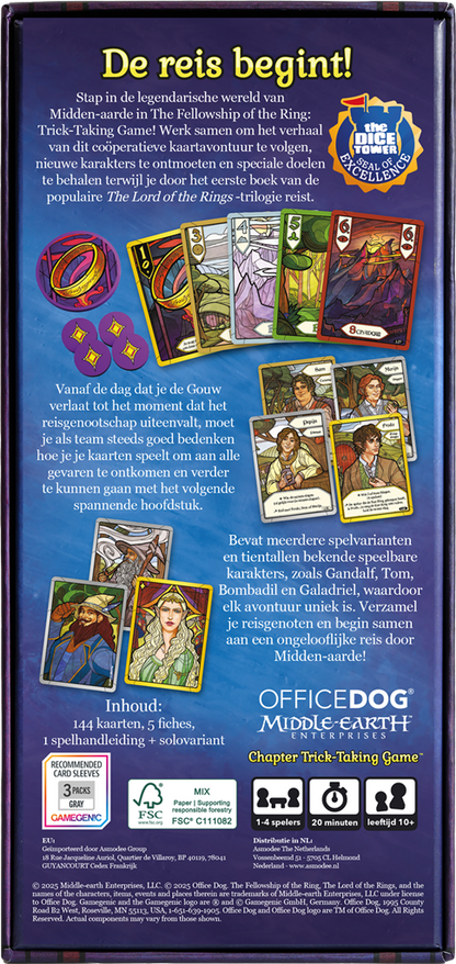 The Lord of the Rings The Fellowship of the Ring Trick-Taking Game