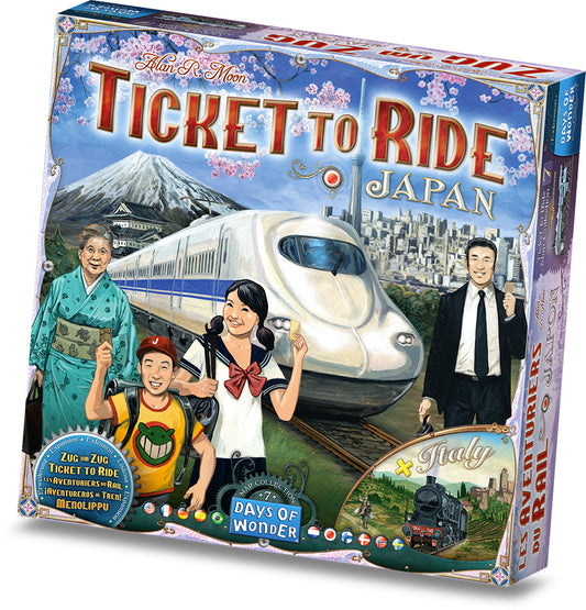 Ticket to Ride Japan en Italy uitbreiding