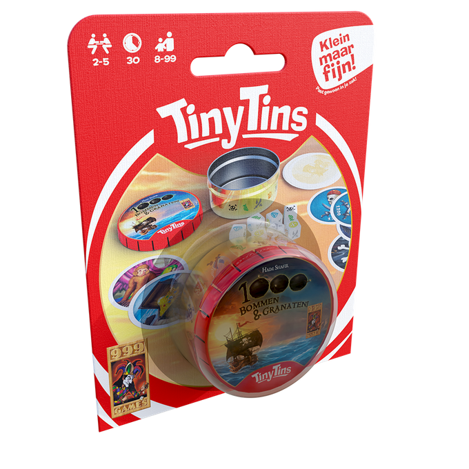 Tiny Tins 1000 Bommen en Granaten Dobbelspel