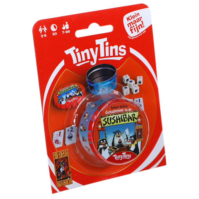 Tiny Tins Geharrewar in de Sushibar Dobbelspel
