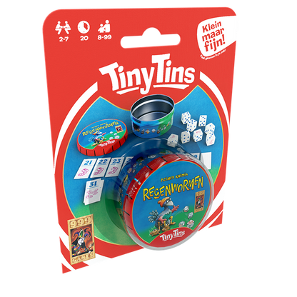 Tiny Tins Regenwormen Dobbelspel