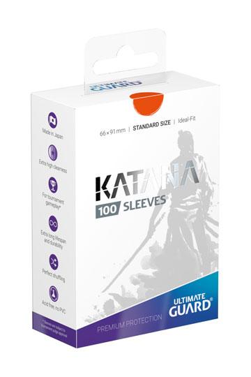 Ultimate Guard Katana Sleeves Standard Size Orange