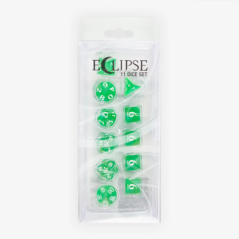 Ultra Pro Eclipse 11 Dice Set Lime Green