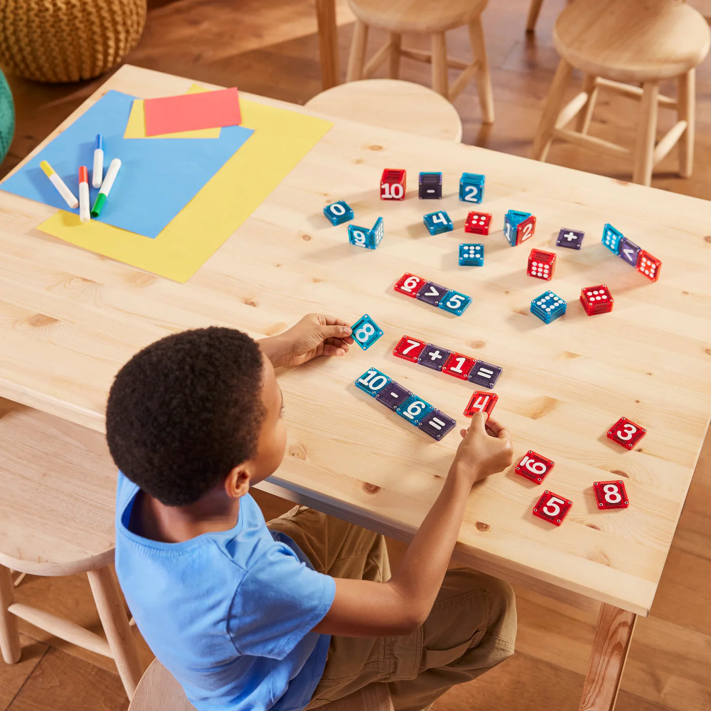 MAGNA-TILES® microMAGS Learn Numbers 56 stuks