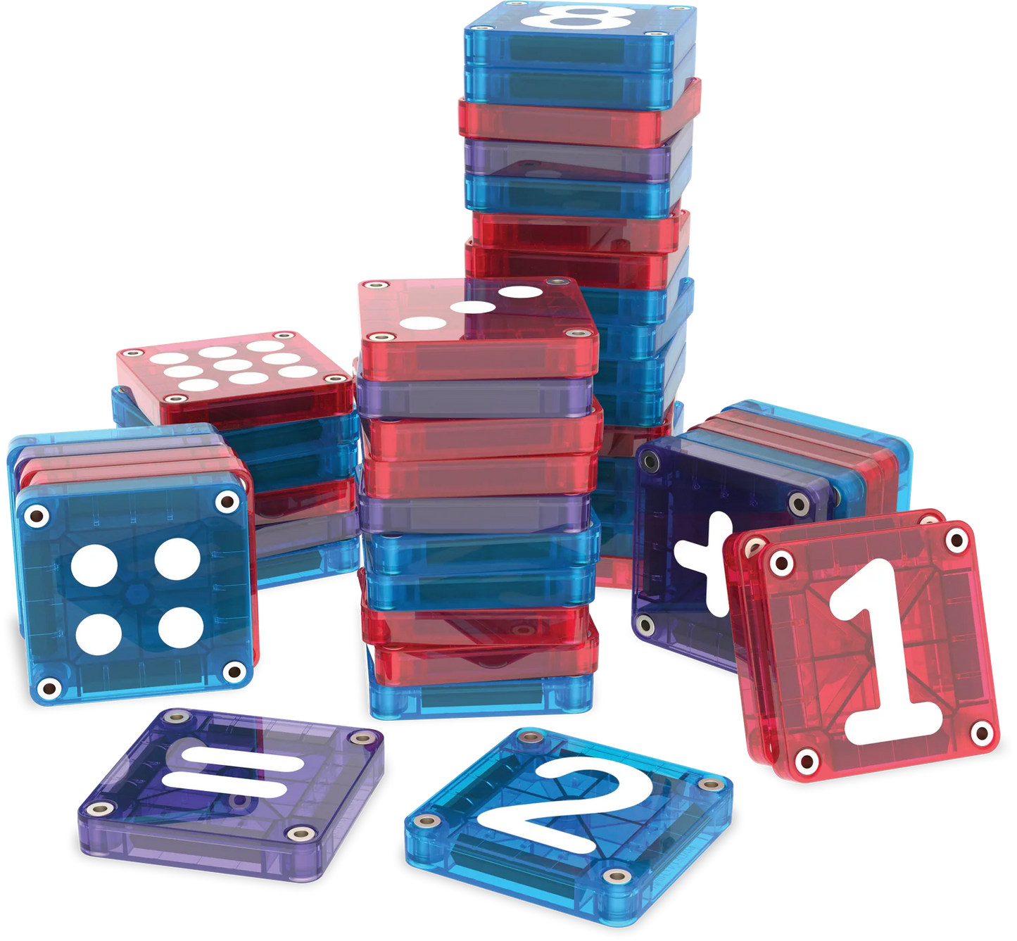 MAGNA-TILES® microMAGS Learn Numbers 56 stuks