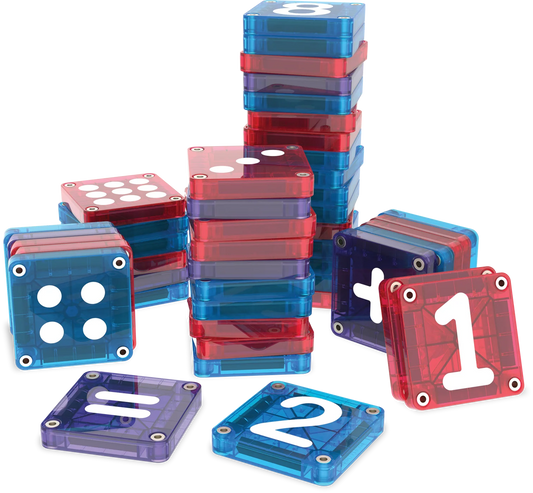 MAGNA-TILES® microMAGS Learn Numbers 56 stuks