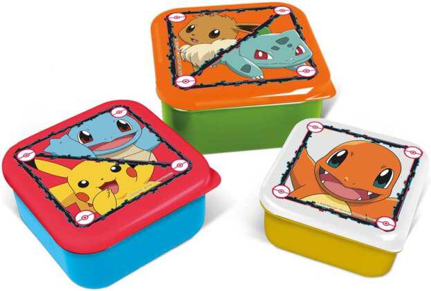 Pokemon Storage boxes 3in1