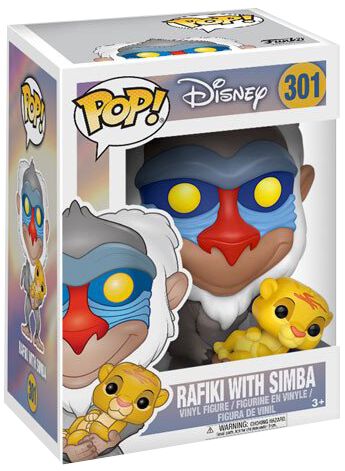 Funko POP! Disney Rafiki With Simba