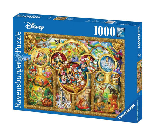 Puzzel Disney Mooiste Disney thema's 1000 stukjes