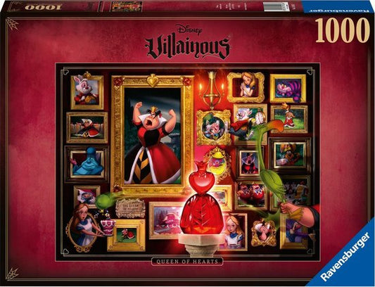 Puzzel Disney Villainous Queen of Hearts 1000 stukjes