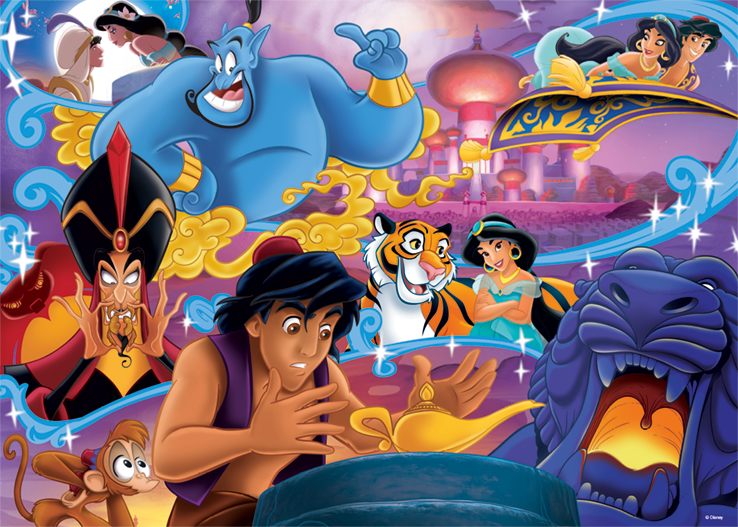 Puzzel Disney Classic Collection Aladdin (1000 stukjes)