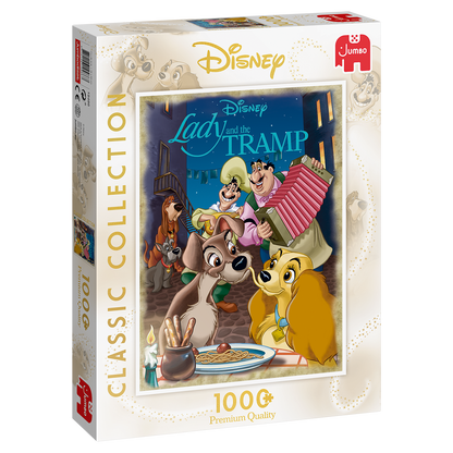 Puzzel Disney Classic Collection Lady & The Tramp (1000 stukjes)