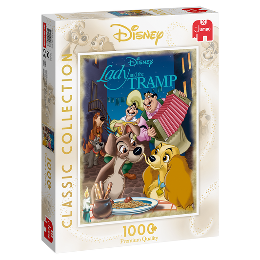 Puzzel Disney Classic Collection Lady & The Tramp (1000 stukjes)