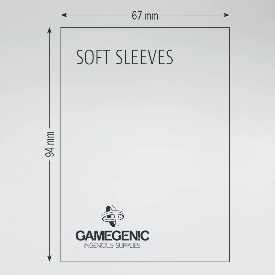 Gamegenic 100 Soft Sleeves