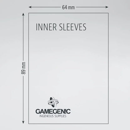 Gamegenic Inner Sleeves (100 Sleeves)