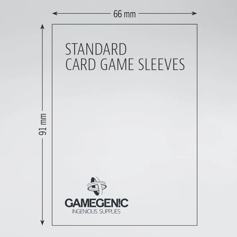 Gamegenic Value Pack Standard Sleeves Clear (200 sleeves)