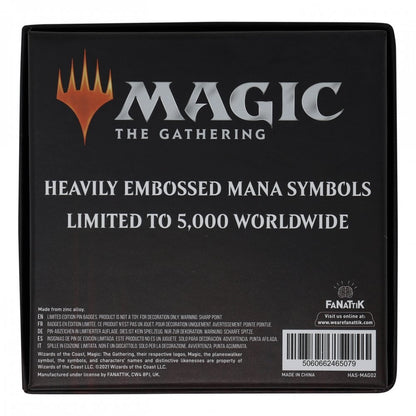 Magic The Gathering Limited Edition Set of 6 Mana Symbol Pin Badges