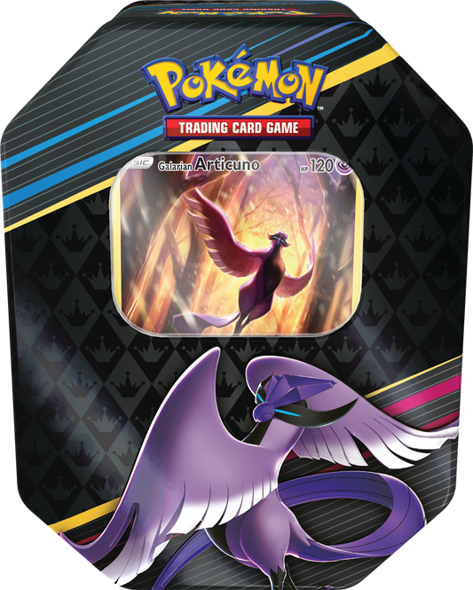 Pokémon Crown Zenith Tin Box Galarian Articuno