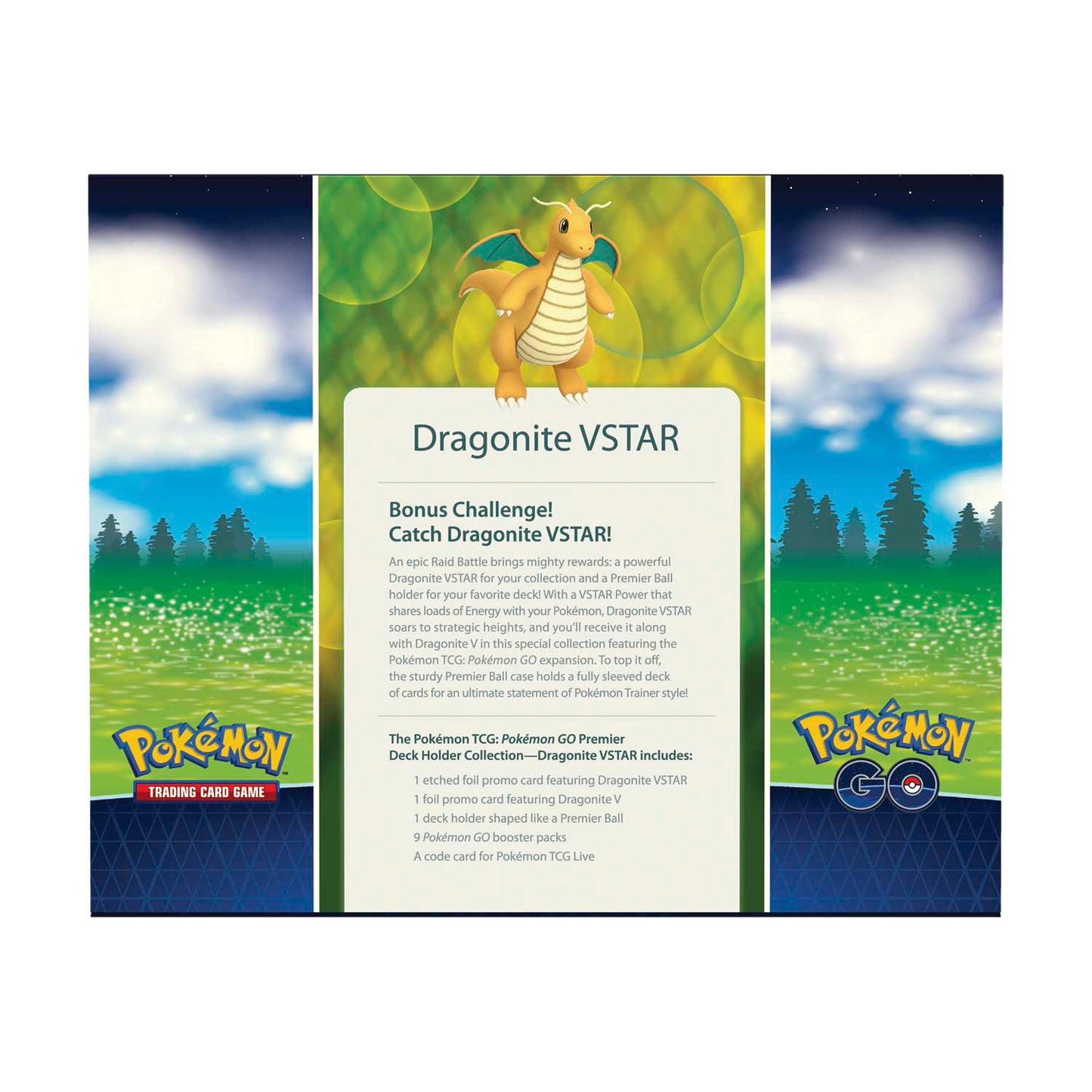 Pokémon GO Dragonite Vstar Premier Deck Holder Collection Box