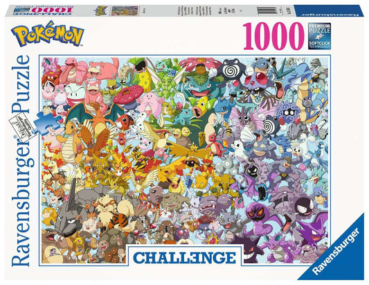 Puzzel Challenge Pokémon 1000 stukjes