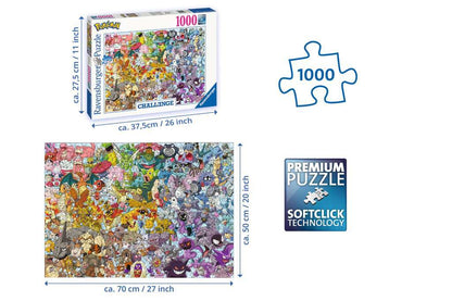 Puzzel Challenge Pokémon 1000 stukjes